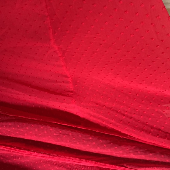 Torrid beautiful cocoon wrap or bathing suit cover. Dotted sheer hot pink 5/6x - Picture 4 of 10